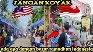 Bazar ramadhan Malaysia tak macam Indonesia keamanan dan kenyamanan terjamin