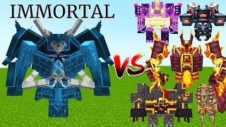 The Immortal vs L_ender's Cataclysm | Minecraft Mob Battle | Immortal Vs Ignis Vs Ender Guardian