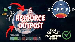 Starfield: How to get 6 in 1 Outpost Resources