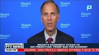 Moody's economist sticks to his prediction: Trump bad for economy