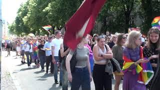 Pride march in Riga Latvia 15 06 2024 Praida gājiens Part.1