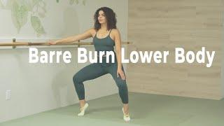 24 MIN BARRE Workout legs and core strength | Enjoy the burn & your results from home️