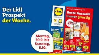 Der Lidl Prospekt der Woche | Angebote von Montag, 30.9. bis Samstag, 5.10.