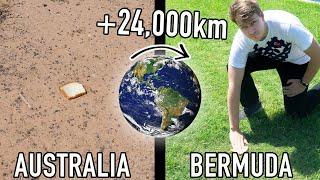 Putting Bread on the Ground to Create an Earth Sandwich