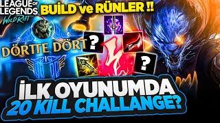 WILD RIFT : RENGAR 0.01 SEC ONE-SHOT COMBO !! | BEST BUILDS AND RUNES !! | Lol Mobile