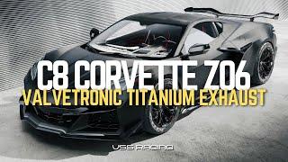 C8 Corvette Z06 Valvetronic Sport Titanium Exhaust | VSS Racing