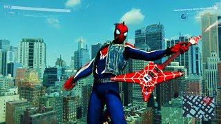 Spider-Man PS4 - Spider-Punk Suit Free Roam Gameplay