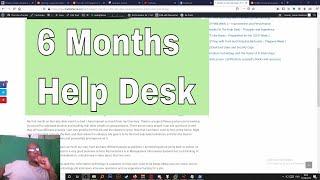 6 Month Milestone On Help Desk | First IT Job