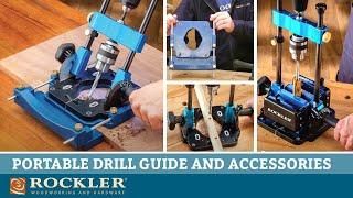 Portable Drill Guide with Vise and New Edge Guide