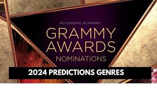 2024 GRAMMY PREDICTIONS GENRE CATEOGARIES