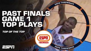 BEST MOMENTS: All-time GREATS from NBA Finals Game 1  | ESPN Throwback