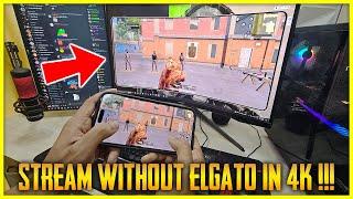 BEST TRICK TO LIVE STREAM ANY GAME WITHOUT ELGATO OR ANY CAPTURE CARD - BGMI | WZM HOW TO STREAM 