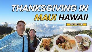 Spending Thanksgiving in Hawaii! Maui's All You Can Eat Buffets | Driving Up Haleakala National Park