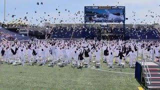 US Navy Academy graduation in Annapolis