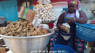 Cheapest Organic Food Market In Accra Ghana Africa