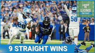 Locked On Lions POSTCAST: Detroit Lions BEAT Indianapolis Colts, 9 Straight Wins, Jahmyr Gibbs 2 TDs