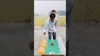 flip the bottle & balloon poping chalange#shorts #balloonpopping #flipthebottle #balloon#challenge