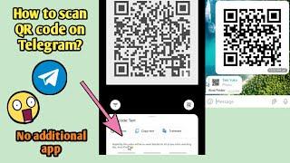 How to scan QR code on Telegram