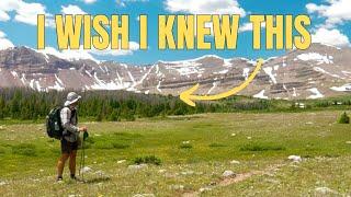 9 Things I WISH I Would've Known Before the Uinta Highline Trail