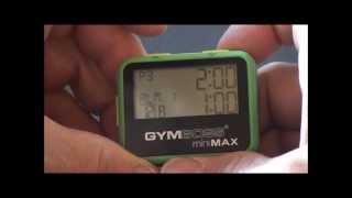 Gymboss miniMAX Navigation and Setup Tips