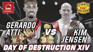 The Blade Gerardo Atti vs Kim Jensen I Devastating kick on this World Championship at DoD 14