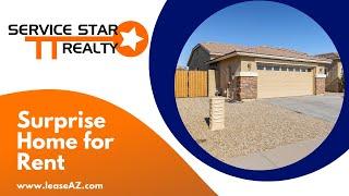 Surprise Homes for Rent 3BR/3BA by Property Management Surprise AZ | Service Star Realty