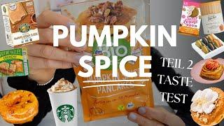 PUMPKIN SPICE FOODS 2024 Teil 2 | USA & DE PRODUKTTEST | THE ICE CREAM GIRL