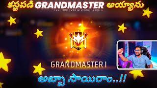 Kastapadda Rank Push Chesina Grandmaster Ayina  - Free Fire Telugu - MBG ARMY
