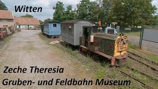 Das Ruhrgebiet zu Fuß: Gruben- und Feldbahnmuseum Zeche Theresia in Witten