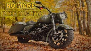 Harley Davidson Road King Special Motovlog | NO MORE BIKE NIGHTS