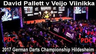 2017 German Darts Championship Hildesheim David Pallett v Veijo Viinikka |  First Round