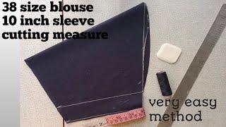 38 size blouse 10 inch sleeve cutting measure/easy sew measure