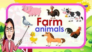 Farm Animals || Learn Farm Animals || Animals video for Kids