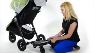 How to attach a Baby Jogger glider board to a stroller