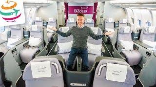 Eurowings BIZclass von New York nach Düsseldorf A330-300 | YourTravel.TV