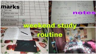 saturday study routine /Revealing my marks /+1science student / NN vlogs