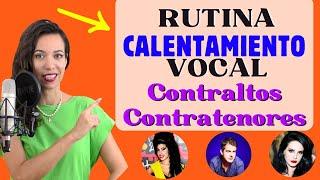 RUTINA VOCAL DIARIA para CONTRATENORES y CONTRALTOS | Clases de Canto | Natalia Bliss