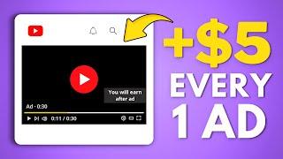 Earn $5 PER AD Watched - Make Money Online