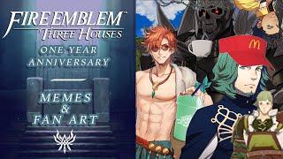 Voice Cast of Fire Emblem Three Houses Tell Us Their Favorite MEMES & Fan Art | FE3H Anniversary