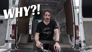 Everything is going WRONG | Van Conversion Series Ep. 2