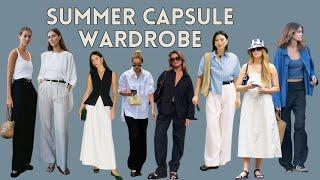 How to Create a Summer Capsule Wardrobe | 20 Outfits with 20 Pieces | step-by-step guide