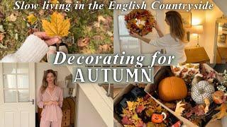 Decorating for Autumn 2024 & H&M Loungewear Haul | September slow living in the English Countryside