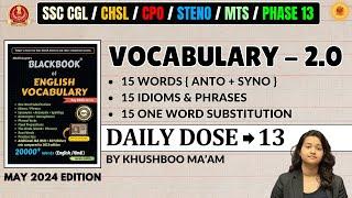 Mastering All PYQs Vocabulary: Black Book May 2024 Edition