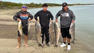 Clients catch their BIGGEST FISH! 100lbs+ (Fall Catfishing)