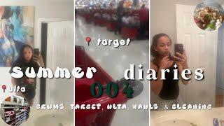 summer diaries 004 | grwms, target, ulta, hauls, & cleaning |