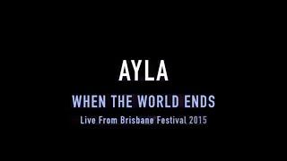 AYLA - When The World Ends (Live From Brisbane Festival) | Isaac Leong Loon Drum Cam