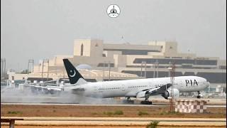 Close Up Landings & Takeoffs at Karachi Airport