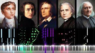 The Evolution of Liszt's Music (From 10 to 73 Years Old)