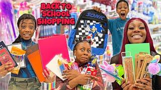 BACK TO SCHOOL SHOPPING WITH FAMILY OF 10 | The queens family