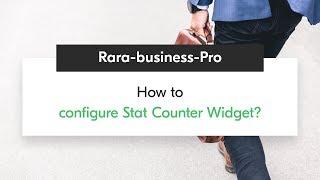 How to Configure Stat Counter Widget | Rara Business Pro WordPress Theme